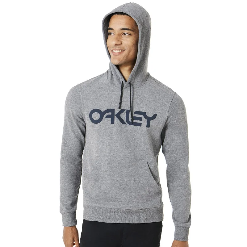 cycling clothing for hilly routes-Felpa Oakley B1B Po - Grigio