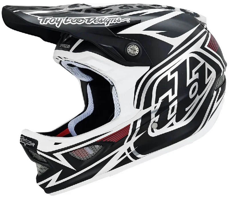 Bicycle helmet yellow-Troy Lee Designs D3 Composite Full Face Helmet - Speeda White