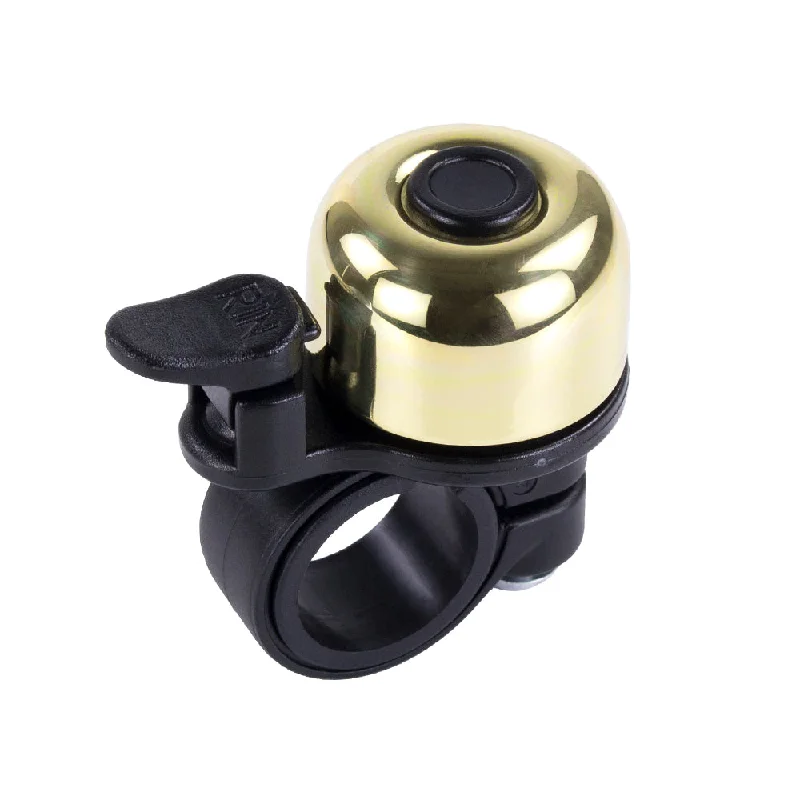 Brass-Single Strike Handlebar Bell (Gold)