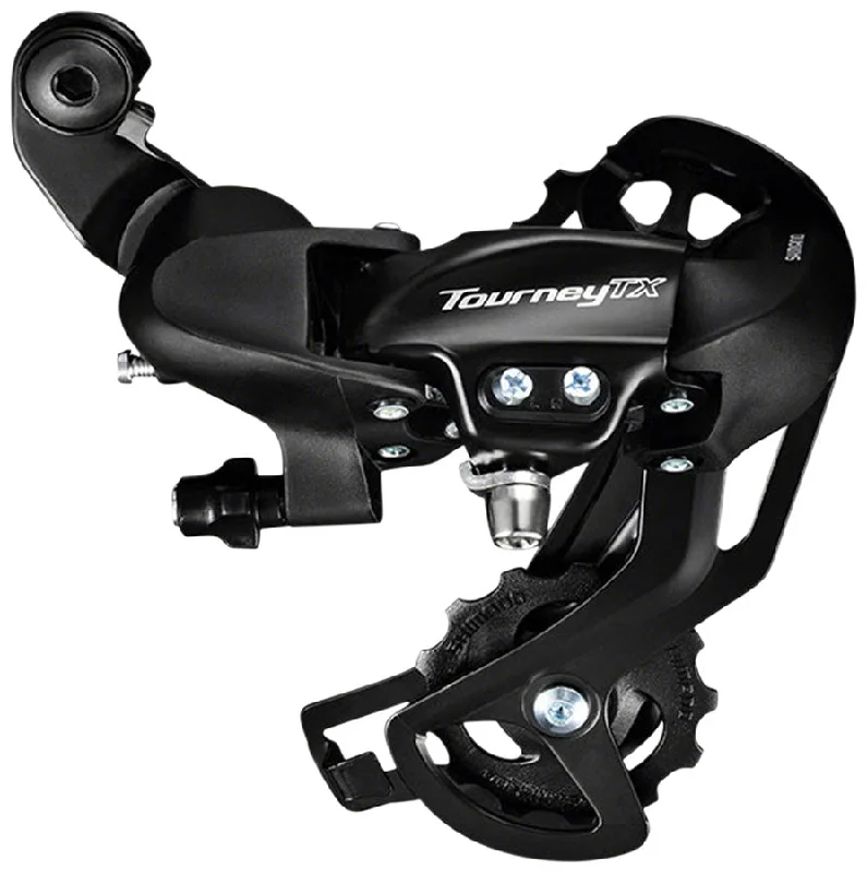 BMX bike handlebar riser-Shimano Tourney RD-TX800 Rear Derailleur - 8 Speed Long Cage Shimano Rear Direct Mount BLK