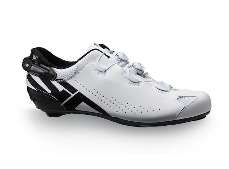 cycling clothing with quick-dry tech-Sidi Shot 2S Road Shoe - White-Black