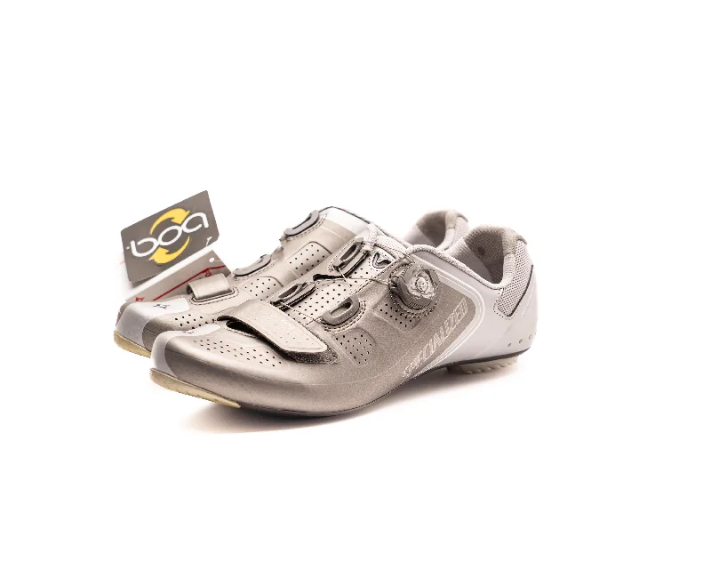 cycling clothing for event teams-[Pre-Owned] Specialized Zante Road Shoe Wmn - Ti/Sil 42