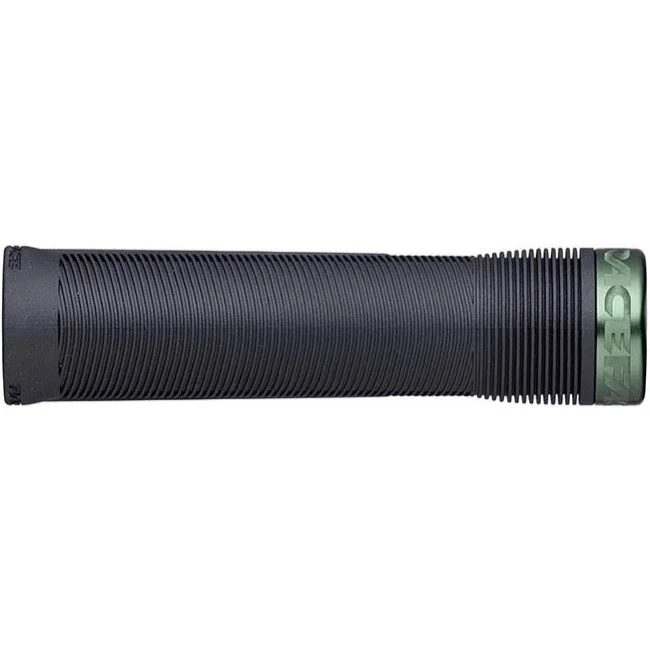 long-lasting road bike grips-Race Face Chester Lock-On Grips - 34mm - Forest Green