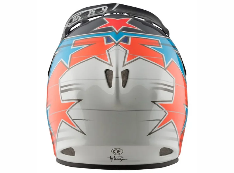 Bicycle helmet polarized-Troy Lee Designs D2 Fusion Full Face Helmet - Blue