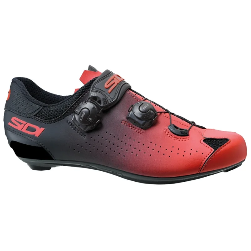 cycling clothing for triathlons-Scarpe Sidi Genius 10 - Nero rosso