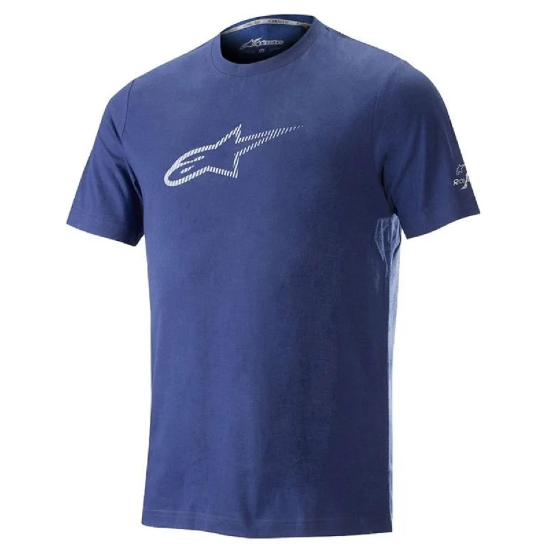 cycling clothing for long tours-T-Shirt Alpinestars Ageless V2 Tech - Blu