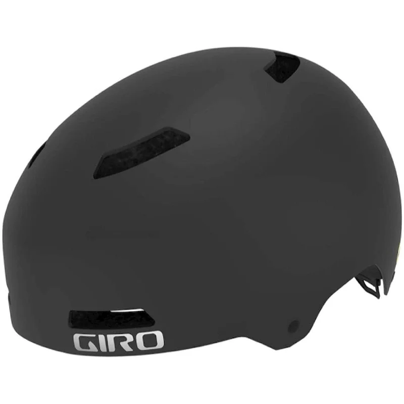 Bicycle helmet with smartphone holder-Giro Quarter MIPS Dirt Jump Helmet - 2020 - Matt Metallic Coal