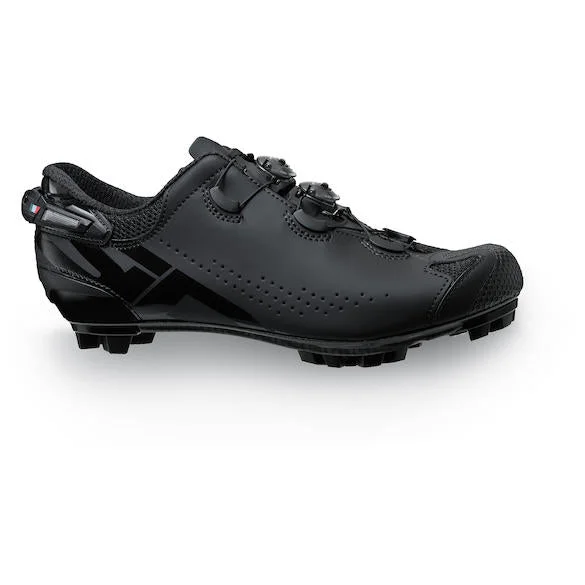 cycling clothing for tall riders-Sidi Tiger 2S Clipless MTB Shoe - Black