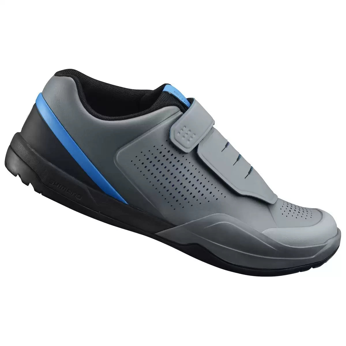 cycling clothing with silky fabric-Shimano AM901 All Mountain SPD MTB Shoe - Gray-Blue