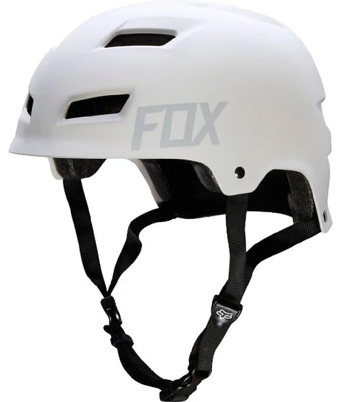 Bicycle helmet with sunglasses-Fox Racing Transition Hard Shell Helmet - Matt White