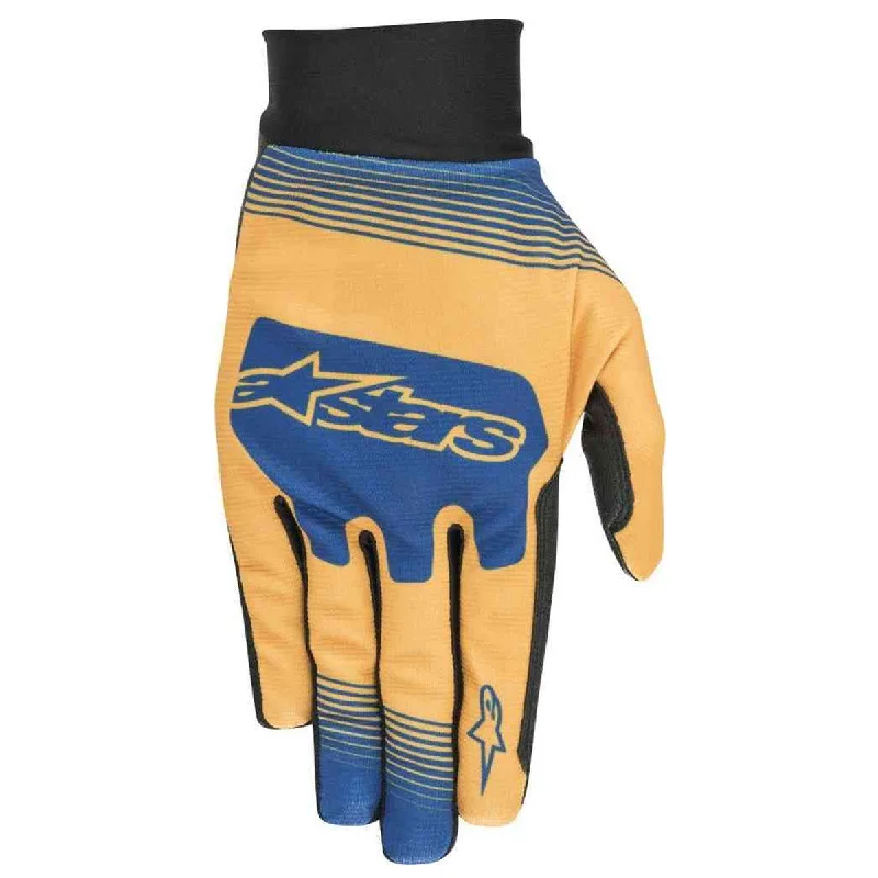 cycling clothing for soft touch-Guanti Alpinestar Teton Plus - Giallo blu