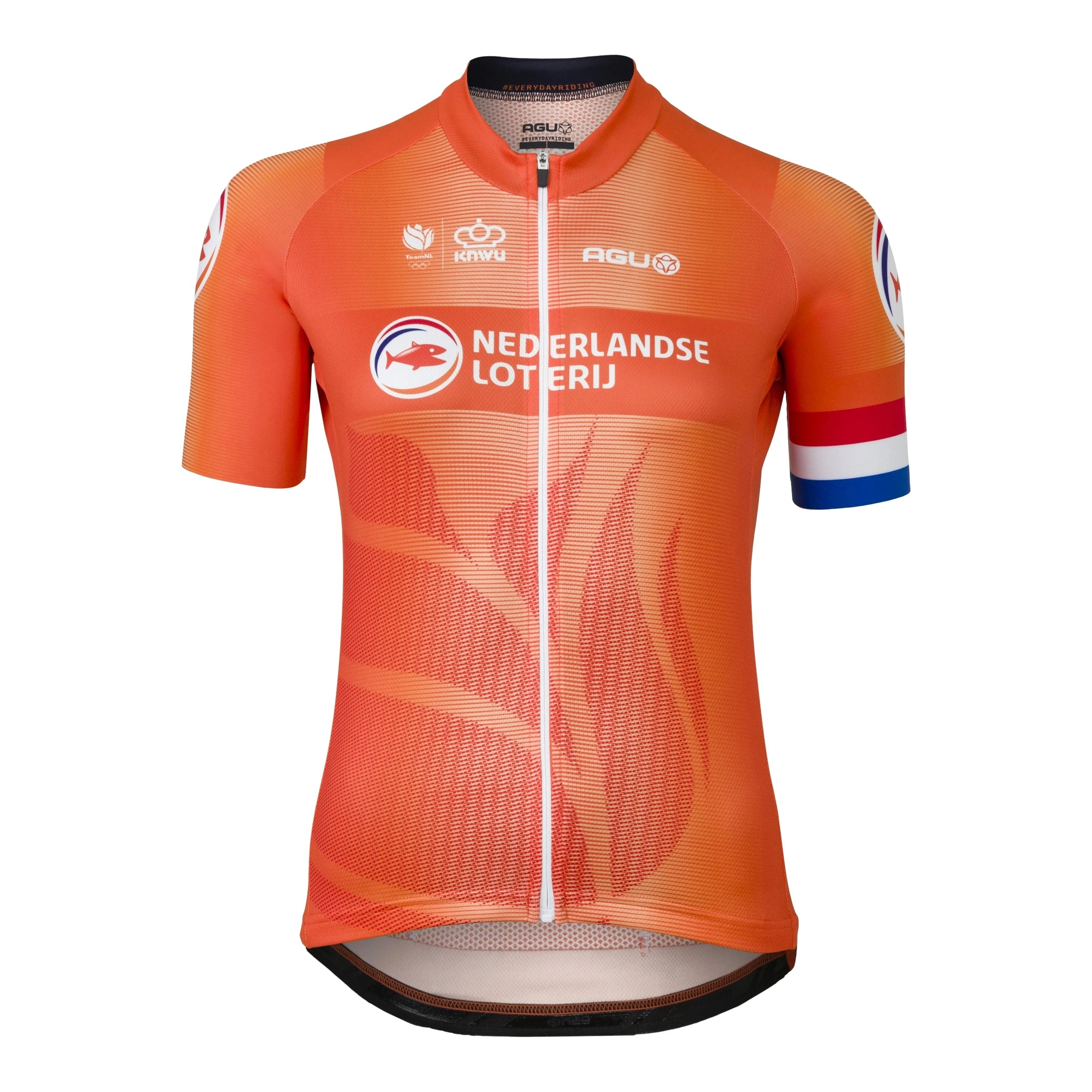 cycling clothing for summer biking-Maglia donna Agu Nazionale Olandese 2024