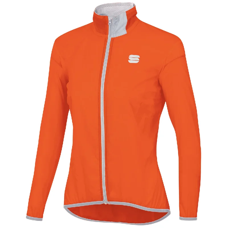 cycling clothing for competitive races-Mantellina donna Sportful Hot Pack Easylight - Arancio sdr