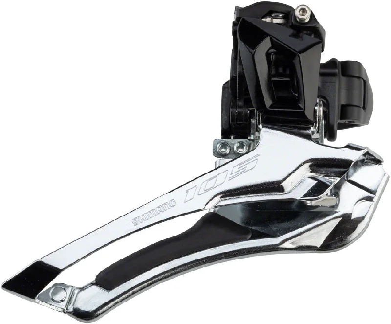 Bicycle rear derailleur hanger-Shimano 105 FD-R7000-BSML Front Derailleur - 11-Speed Double 31.8mm Clamp Band Down-Swing Front Derailleur BLK