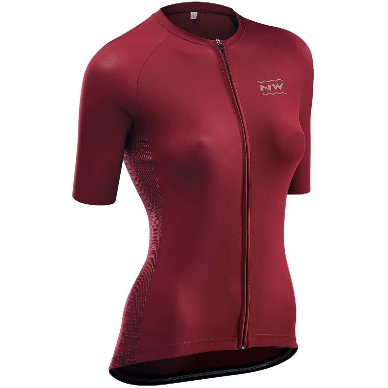 cycling clothing for daily wear-Maglia donna Northwave Allure - Bordeaux