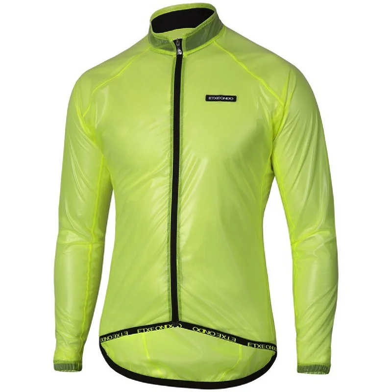 cycling clothing for club uniforms-Mantellina Etxeondo Busti 19 - Giallo