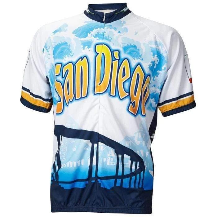 cycling clothing with UV resistance-Men's San Diego Road Bike Jersey