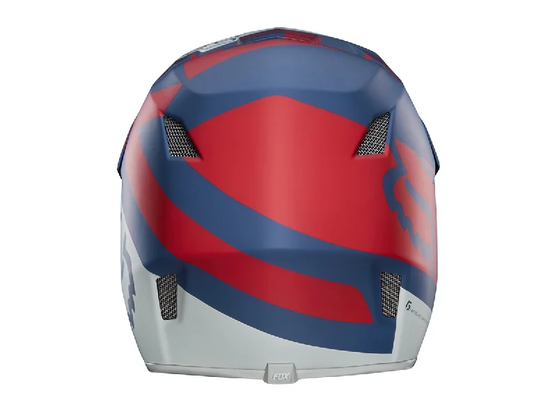 Bicycle helmet beach riding-Fox Racing Rampage Comp Preme Full Face Helmet - Blue-Red