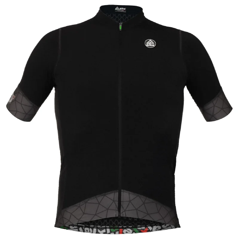 cycling clothing for light packing-Maglia Alka Evolution 2.0 Jet Graphene - Nero