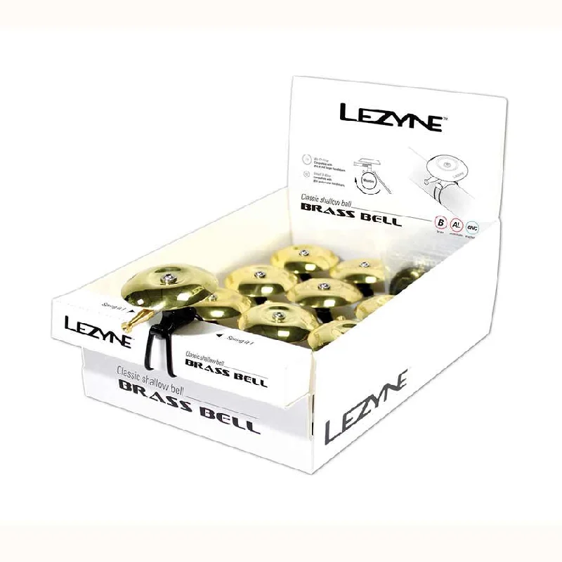 Lezyne Classic Shallow Brass Bell Brass/Black 11pcs