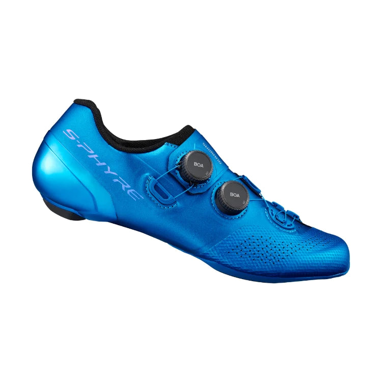 cycling clothing for fast delivery-Shimano RC902 Sphyre Road Shoe - Wide - Blue