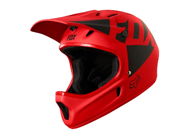 Bicycle helmet multi-size-Fox Racing Rampage Landi Full Face Helmet - Bright Red