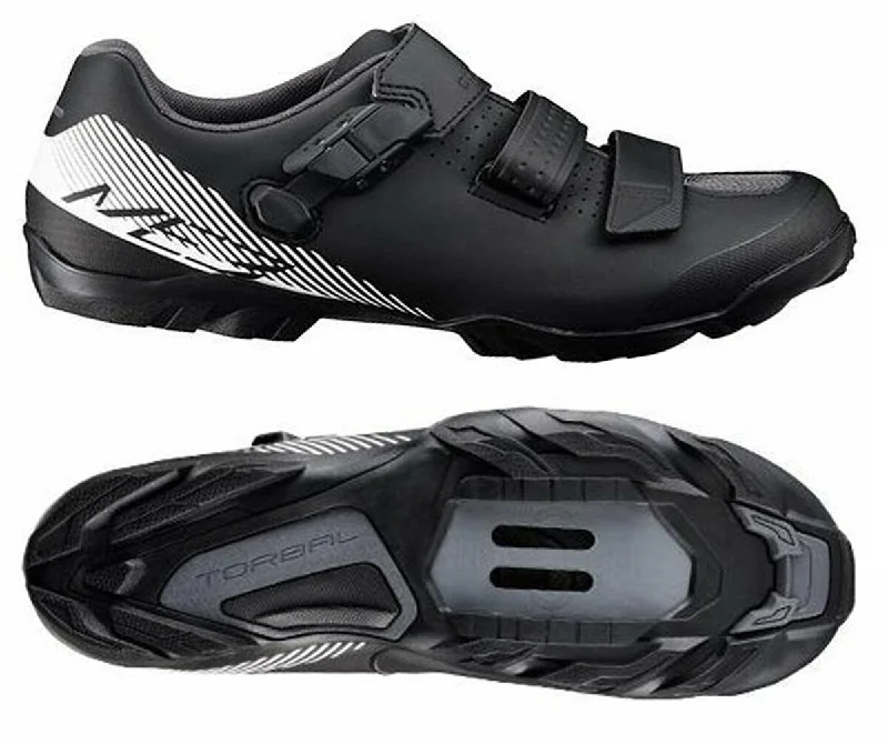 cycling clothing with thick chamois-Shimano SH-ME3 Shoe Blk/Wht 41