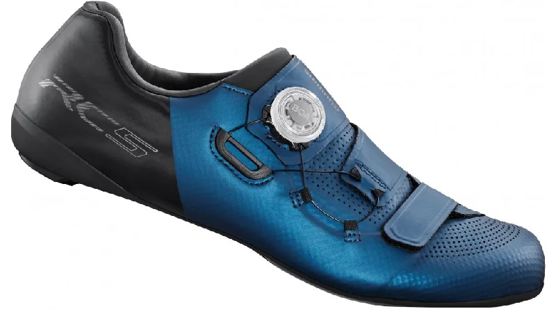 cycling clothing for top speeds-Shimano RC502 Road Shoe - SMU - Blue