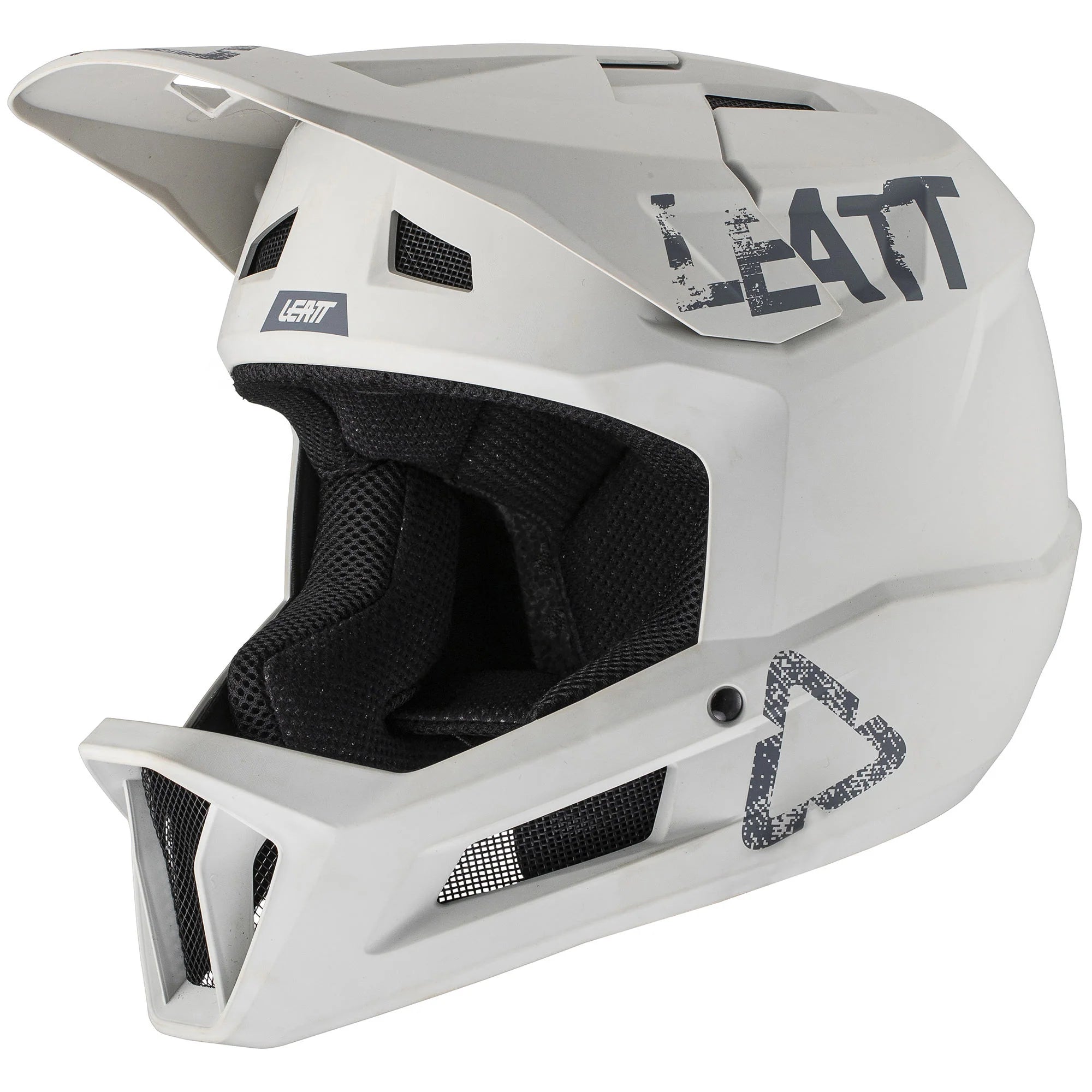 Bicycle helmet guarantee-Leatt MTB 1.0 DH Full Face Helmet -  Steel - 2021