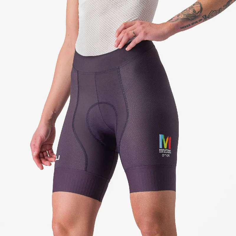 cycling clothing with smooth lines-Pantaloncino donna Maratona Dles Dolomites - Enel 2024