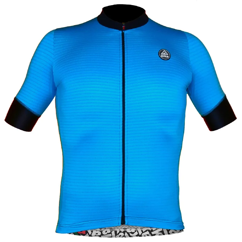 cycling clothing with flexible panels-Maglia Alka Advanced - Azzurro