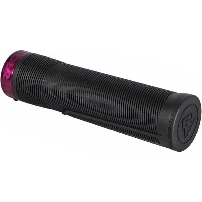 shock-absorbing road bike grips-Race Face Chester Lock-On Grips - 31mm - Purple