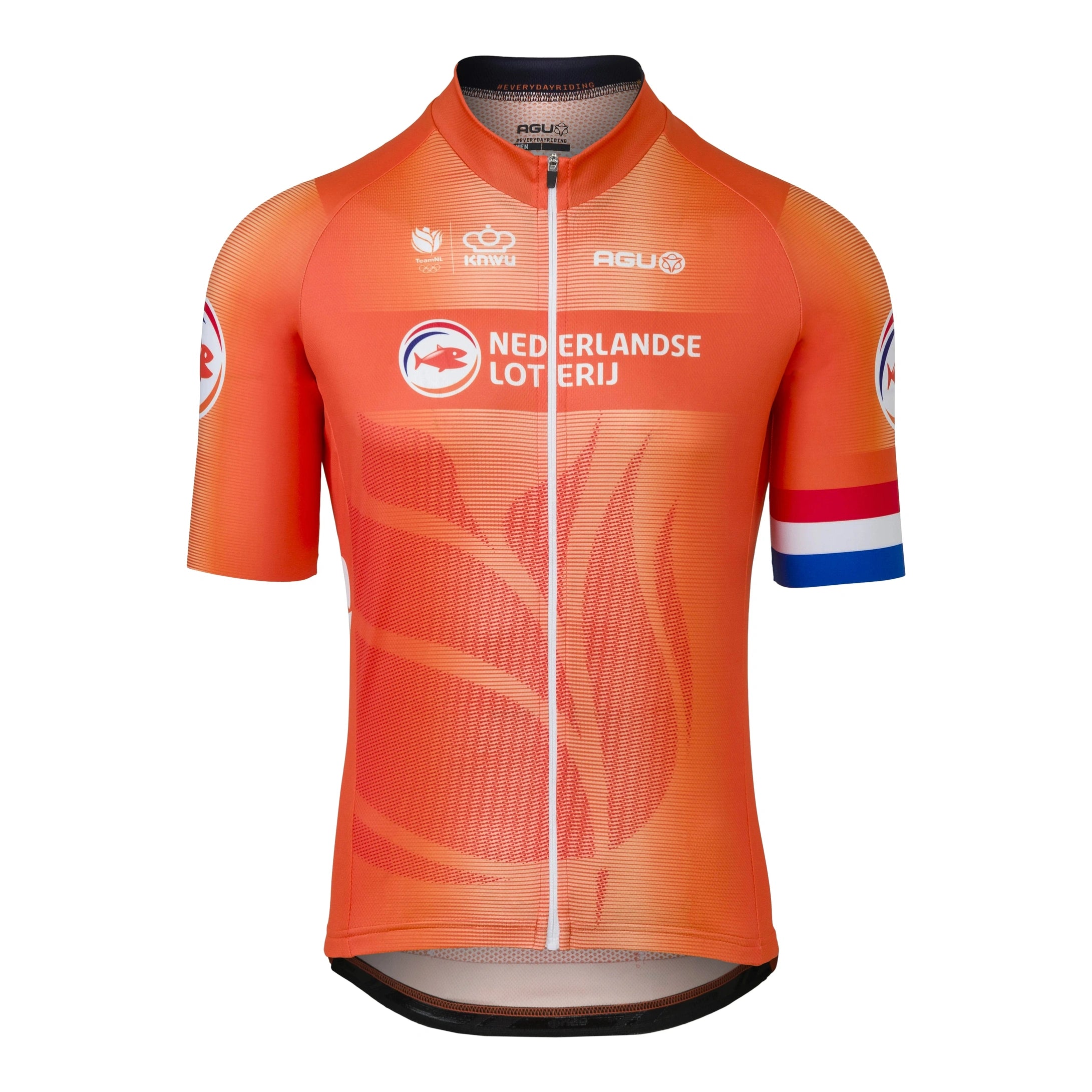 cycling clothing for autumn rides-Maglia Agu Nazionale Olandese 2024