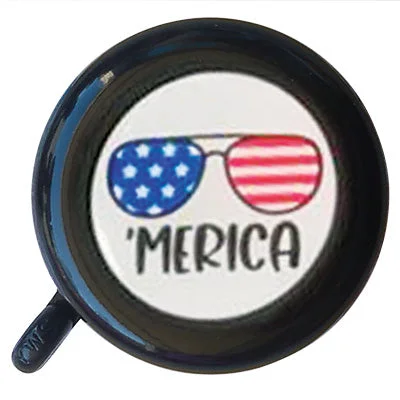 Cruiser Candy Bell Merica Black Bell Sticker