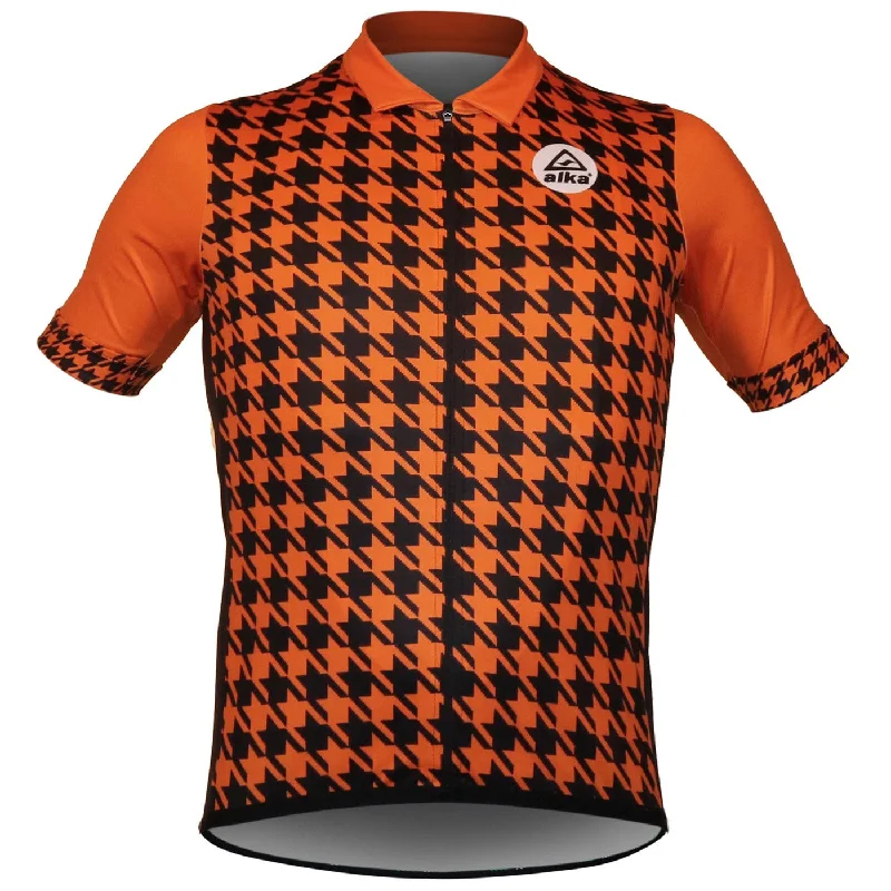 cycling clothing for big descents-Maglia Alka Urban - Arancio