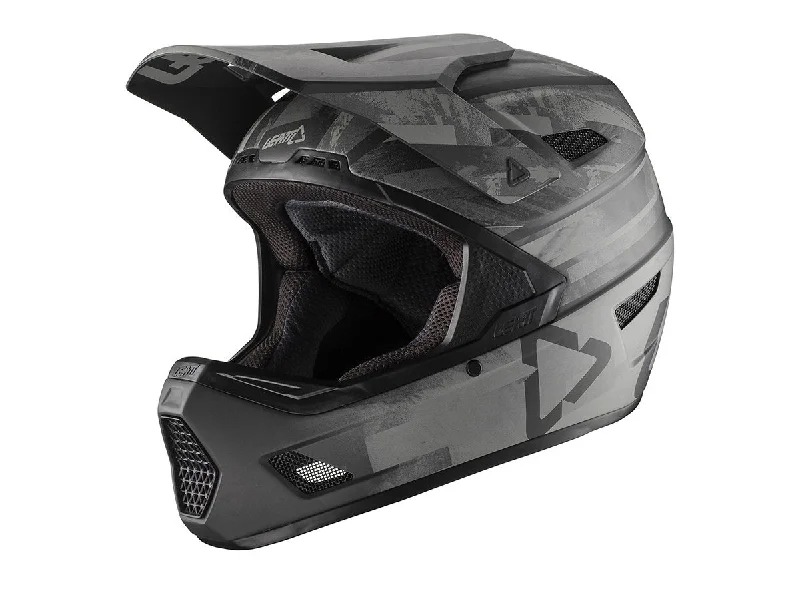 Bicycle helmet upgrade-Leatt DBX 3.0 DH V20.1 Full Face Helmet - Black