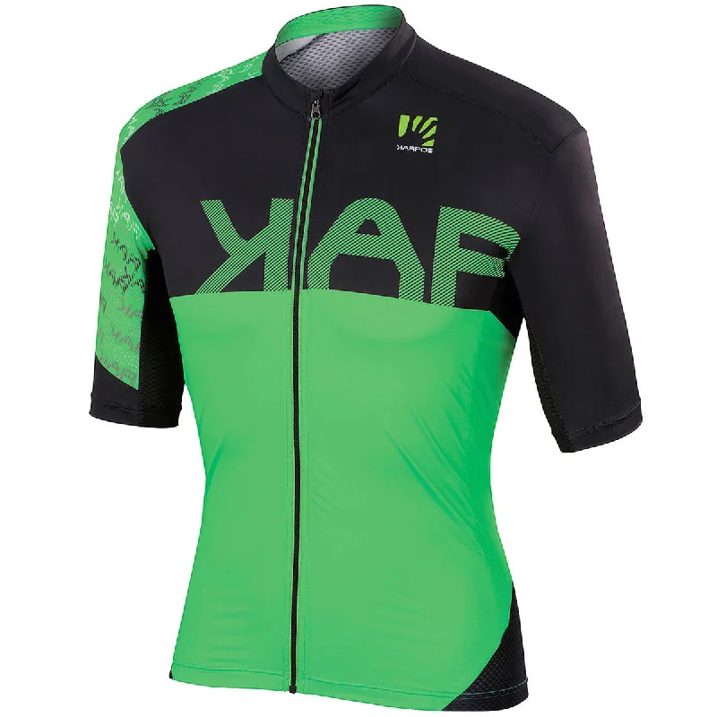 cycling clothing for indoor biking-Maglia Karpos Jump - Verde nero