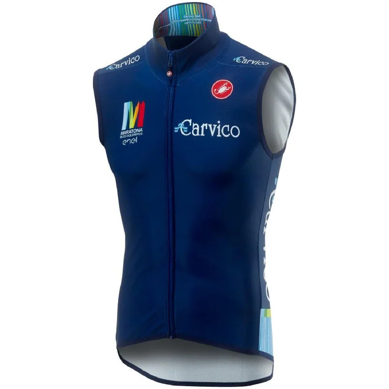 cycling clothing for dusk rides-Gilet Carvico maratona dles dolomites - Enel 2019