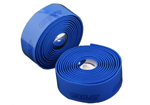 weather-resistant bicycle grips-CLAUD BUTLER EXILE EVA FOAM CORK RACING ROAD BIKE COMFORT HANDLEBAR GRIP TAPE BLUE PAIR