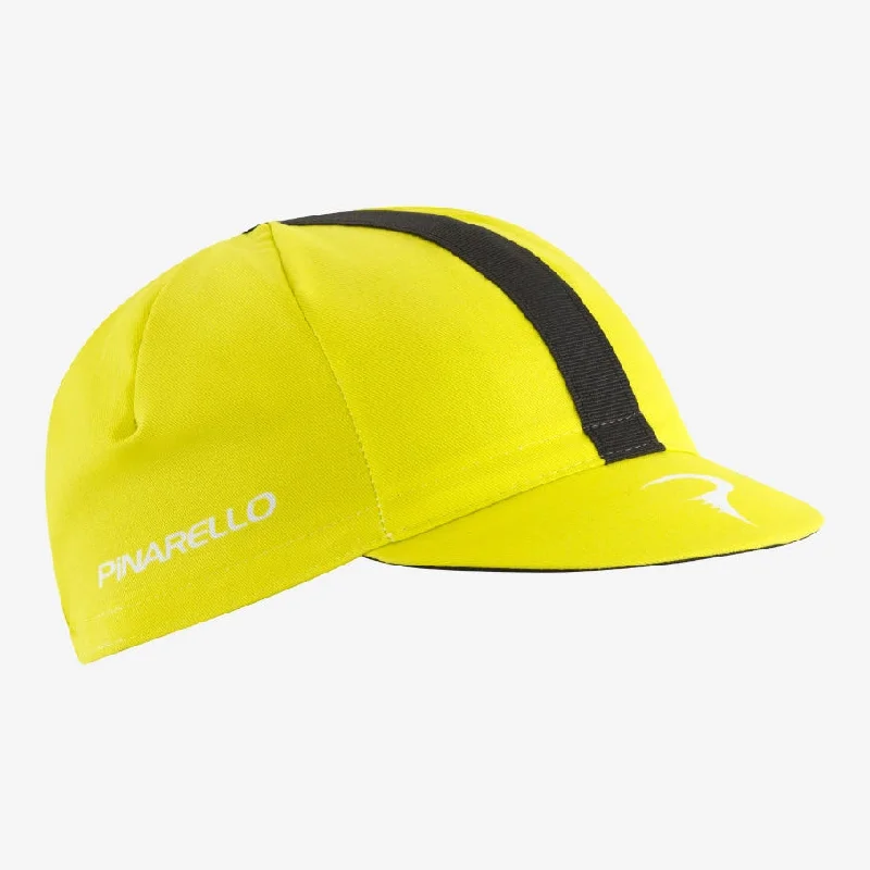 cycling clothing for gravel trails-Cappellino Pinarello - Giallo