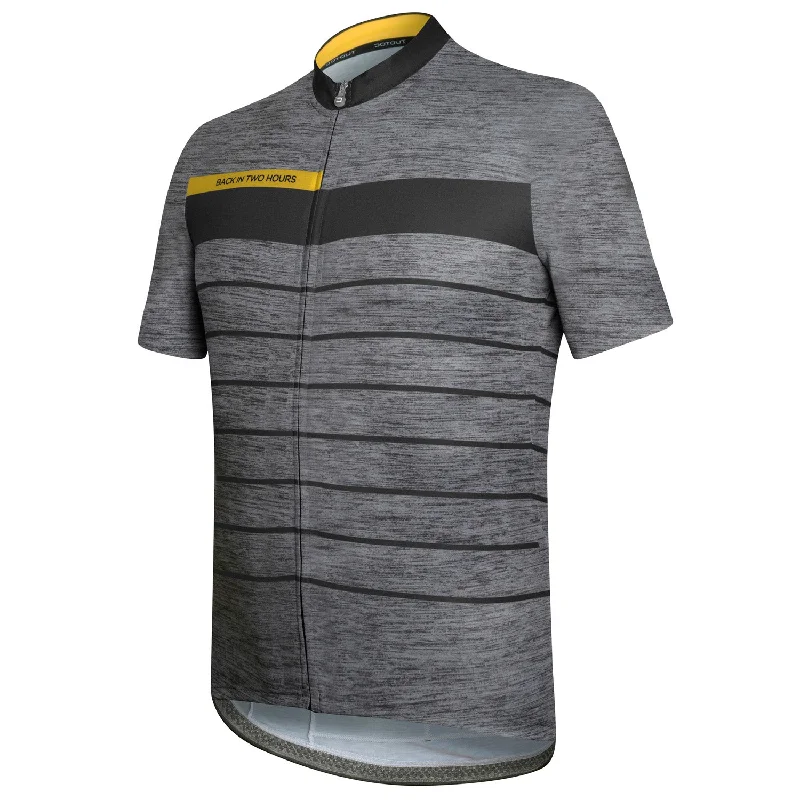 cycling clothing for early rides-Maglia Dotout Hero - Melange grigio